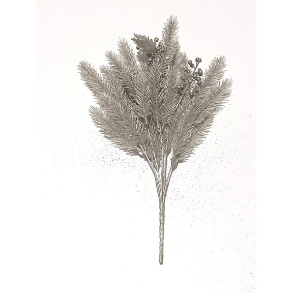 Glittery silver Pine Bush by Ashland