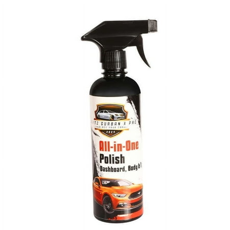 Glitz Gurban X PRO All-In-One Polish Spray | Premium Car Shine, Scratch Remover & Surface Protection