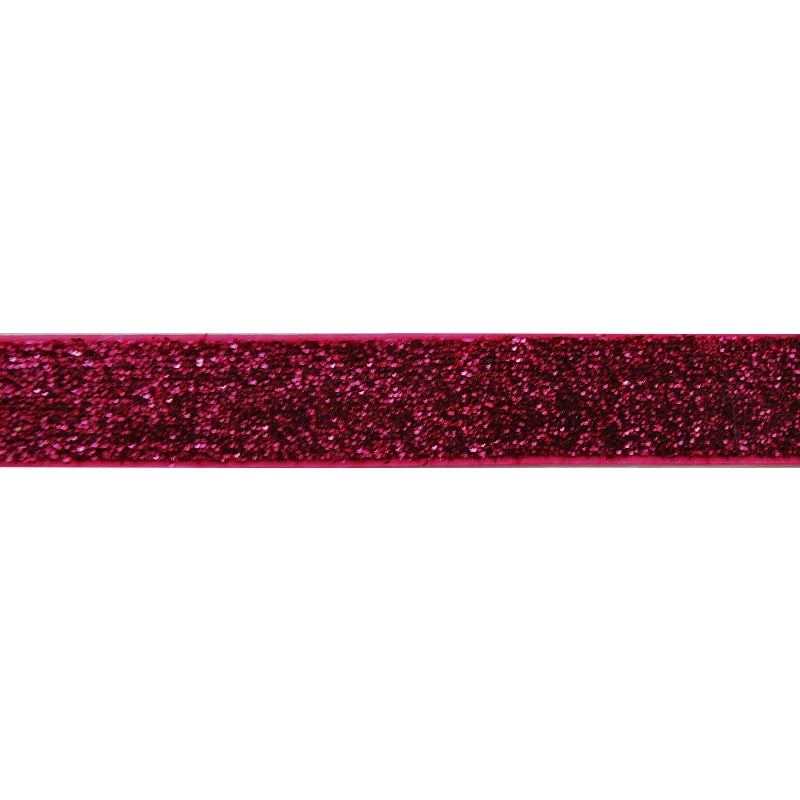 Belagio Enterprises - 5/8" width Glitz and Glamour Elastic Ribbon (20 Yard Roll) - BE-306-42 Fuchsia