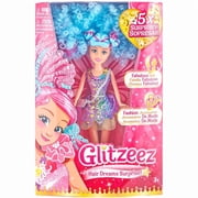 Glitzeez Hair Dreams Surprise! Rainbow Dress Doll 5 Surprises!