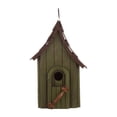 thumbnail image 1 of Glitzhome  11.75"H Wooden Hand Painted Distressed Birdhouse Multi-Color, 1 of 5