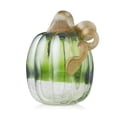 thumbnail image 1 of Glitzhome Handblown Crackle Glass Pumpkin Table Accent, 1 of 5