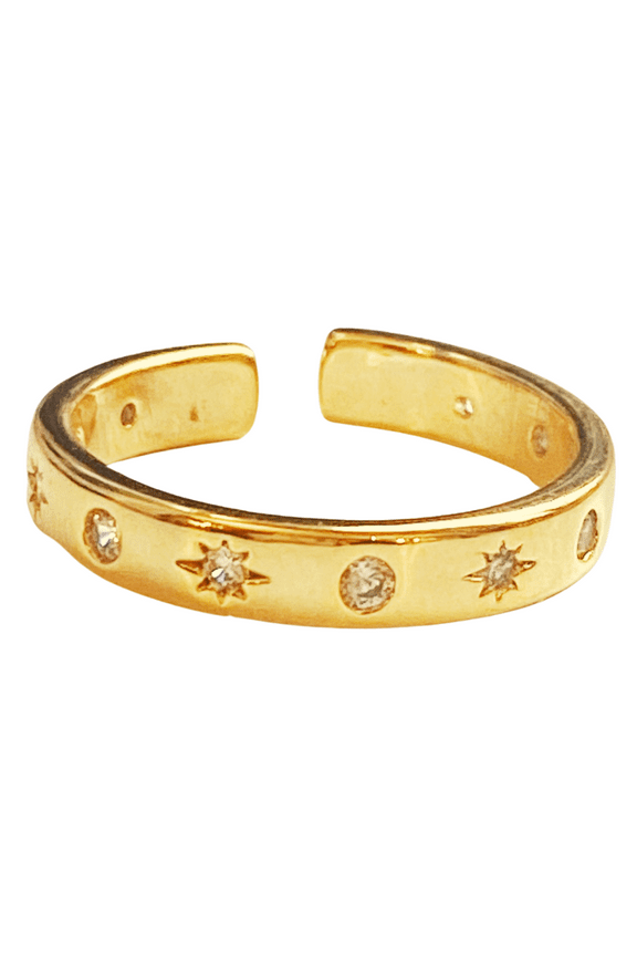 Glitzy Celestial Ring
