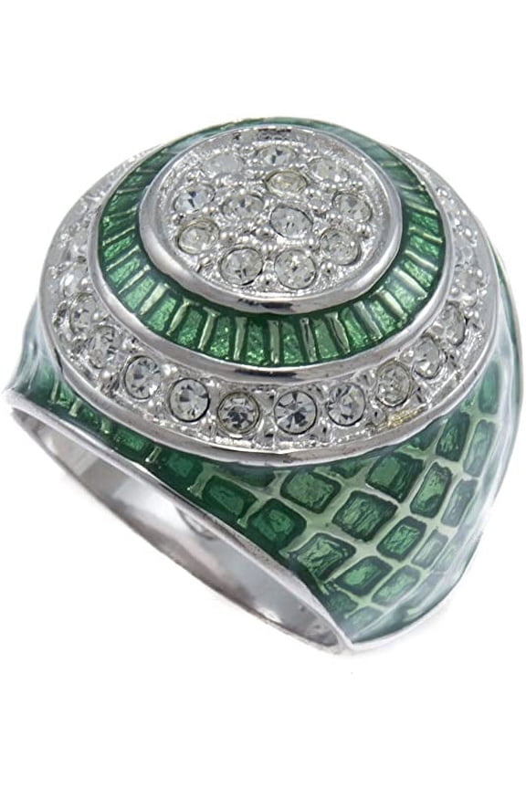 Glitzy Dome Swarovski Cocktail Ring RL288 (8)