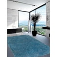 thumbnail image 1 of Glitzy Rugs  5 x 8 ft. Hand Tufted Shag Polyester Area Rug - White - Solid, 1 of 1