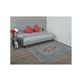 thumbnail image 1 of Glitzy Rugs  6 x 9 ft. Machine Woven Crossweave Polyester Oriental Rectangle Area Rug - Brown & Grey, 1 of 1