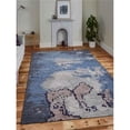thumbnail image 1 of Glitzy Rugs UBSNS0804K0000A1 3 x 5 ft. Hand Knotted Silk Abstract Rectangle Area Rug, Multi Color, 1 of 1