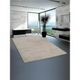 thumbnail image 1 of Glitzy Rugs UBSK00101T0031A119 3 ft. 11 in. x 5 ft. 7 in. Hand Tufted Shag Polyester Solid Rectangle Area Rug, White, 1 of 1