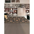 thumbnail image 1 of Glitzy Rugs  Hand Tufted Wool Oriental Rectangle Area Rug - Charcoal - 5 x 8 ft., 1 of 1
