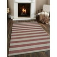 thumbnail image 1 of Glitzy Rugs UBSD00107F0911A70 6 ft. 7 in. x 9 ft. 10 in. Hand Woven Flat Weave Kilim Wool Contemporary Rectangle Area Rug, Cream & Pink, 1 of 1