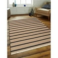 thumbnail image 1 of Glitzy Rugs UBSD00118H0926A4 4 x 6 ft. Hand Woven Flat Weave Kilim Wool Contemporary Rectangle Area Rug, Cream & Red, 1 of 1