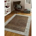 thumbnail image 1 of Glitzy Rugs UBSJ00009SX0431A9 5 x 8 ft. Sumak Jute with Eco-friendly Hand Knotted Rug, Natural Off White, 1 of 1