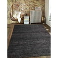 thumbnail image 1 of Glitzy Rugs UBSJ00027W0006A9 5 x 8 ft. Hand Woven Jute Eco-Friendly Solid Rectangle Area Rug, Charcoal, 1 of 1