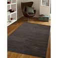 thumbnail image 1 of Glitzy Rugs UBSJ00054W0006A9 5 x 8 ft. Hand Woven Jute Eco-Friendly Solid Rectangle Area Rug, Charcoal, 1 of 1