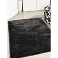 thumbnail image 1 of Glitzy Rugs UBSK00111T0002A11 6 x 9 ft. Hand Tufted Shag Polyester Solid Rectangle Area Rug, Black, 1 of 1