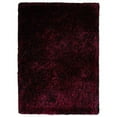 thumbnail image 1 of Glitzy Rugs UBSK00111T3002A1 3 ft. x 5 ft. Hand Tufted Shag Solid Polyester Area Rug, Violet & Black, 1 of 1