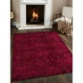 thumbnail image 1 of Glitzy Rugs  10 x 10 ft. Hand Tufted Polyester Square Shag Area Rug, Violet & Black, 1 of 1