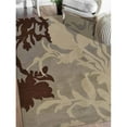 thumbnail image 1 of Glitzy Rugs UBSK00511T1431C3 6 x 6 ft. Hand Tufted Wool Square Floral Area Rug, Grey & White, 1 of 1