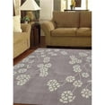 thumbnail image 1 of Glitzy Rugs UBSK00513T0131C3 6 x 6 ft. Hand Tufted Wool Floral Square Area Rug, Beige & White, 1 of 1