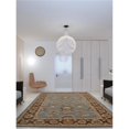 thumbnail image 1 of Glitzy Rugs UBSK00524T0304A18 10 x 13 ft. Hand Tufted Wool Oriental Area Rug, Blue & Brown, 1 of 1