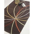 thumbnail image 1 of Glitzy Rugs UBSK00728T0004A16 8 x 11 ft. Hand Tufted Wool Geometric Rectangle Area Rug, Brown, 1 of 1