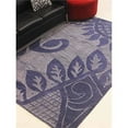 thumbnail image 1 of Glitzy Rugs UBSK00917T0003A9 5 x 8 ft. Hand Tufted Wool Contemporary Rectangle Area Rug, Blue, 1 of 1