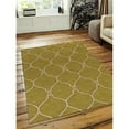 thumbnail image 1 of Glitzy Rugs UBSK01004T1301A9 5 x 8 ft. Hand Tufted Wool Geometric Rectangle Area Rug, Green & Beige, 1 of 1