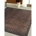 thumbnail image 1 of Glitzy Rugs UBSL00530L0004A17 9 x 12 ft. Gabbeh Contemporary Wool Hand Knotted Area Rug, Brown, 1 of 1