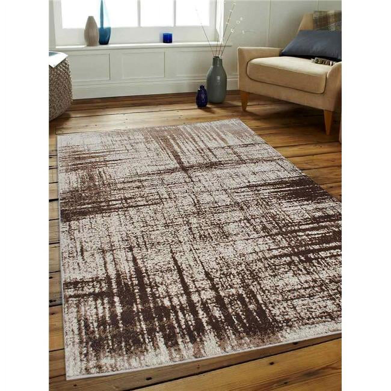 Glitzy Rugs UBSM00003M0001A51 4 ft. 4 in. x 6 ft. 4 in. Machine Woven ...