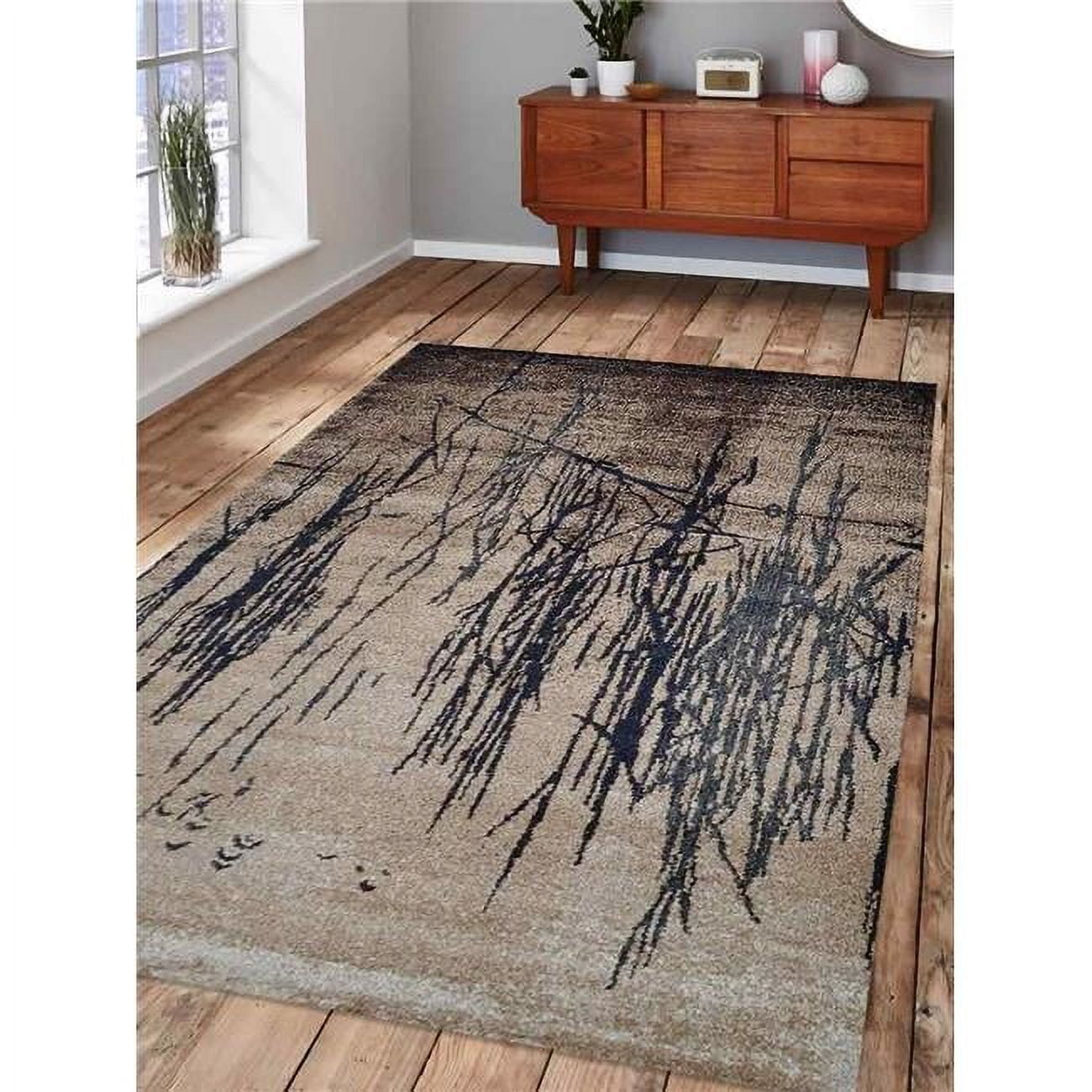 Polypropylene Material Rug Glitzy Rugs UBSM00007M0001A51 4 ft. 4 in. x 6 ft. 4 in. Machine Woven ...