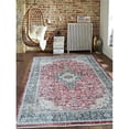 thumbnail image 1 of Glitzy Rugs UBSM00083C0026A17 9 x 12 ft. Machine Woven Crossweave Polyester Oriental Rectangle Area Rug, Red, 1 of 1