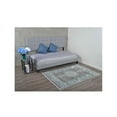 thumbnail image 1 of Glitzy Rugs UBSM00090M0214A18 10 x 13 ft. Machine Woven Crossweave Polyester Oriental Rectangle Area Rug, Black & Grey, 1 of 1