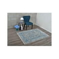 thumbnail image 1 of Glitzy Rugs UBSM00100M1403A96 4 ft. 8 in. x 6 ft. 9 in. Machine Woven Crossweave Polyester Oriental Rectangle Area Rug, Grey & Blue, 1 of 1