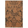 thumbnail image 1 of Glitzy Rugs UBSN00913K0001A9 5 x 8 ft. Hand Knotted Wool Floral Rectangle Area Rug, Beige, 1 of 1