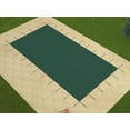 thumbnail image 1 of Gliwin 201632RESAPGRN 16 x 32 ft. Rectangular Green Mesh Swimming Pool Safety Winter Cover, 1 of 3