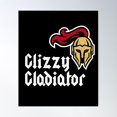 thumbnail image 1 of Glizzy Gladiator - Gobbler Poster Wall Art, Modern Wall Decor For Living Room Bedroom, 8x12 UNFRAMED, 1 of 3