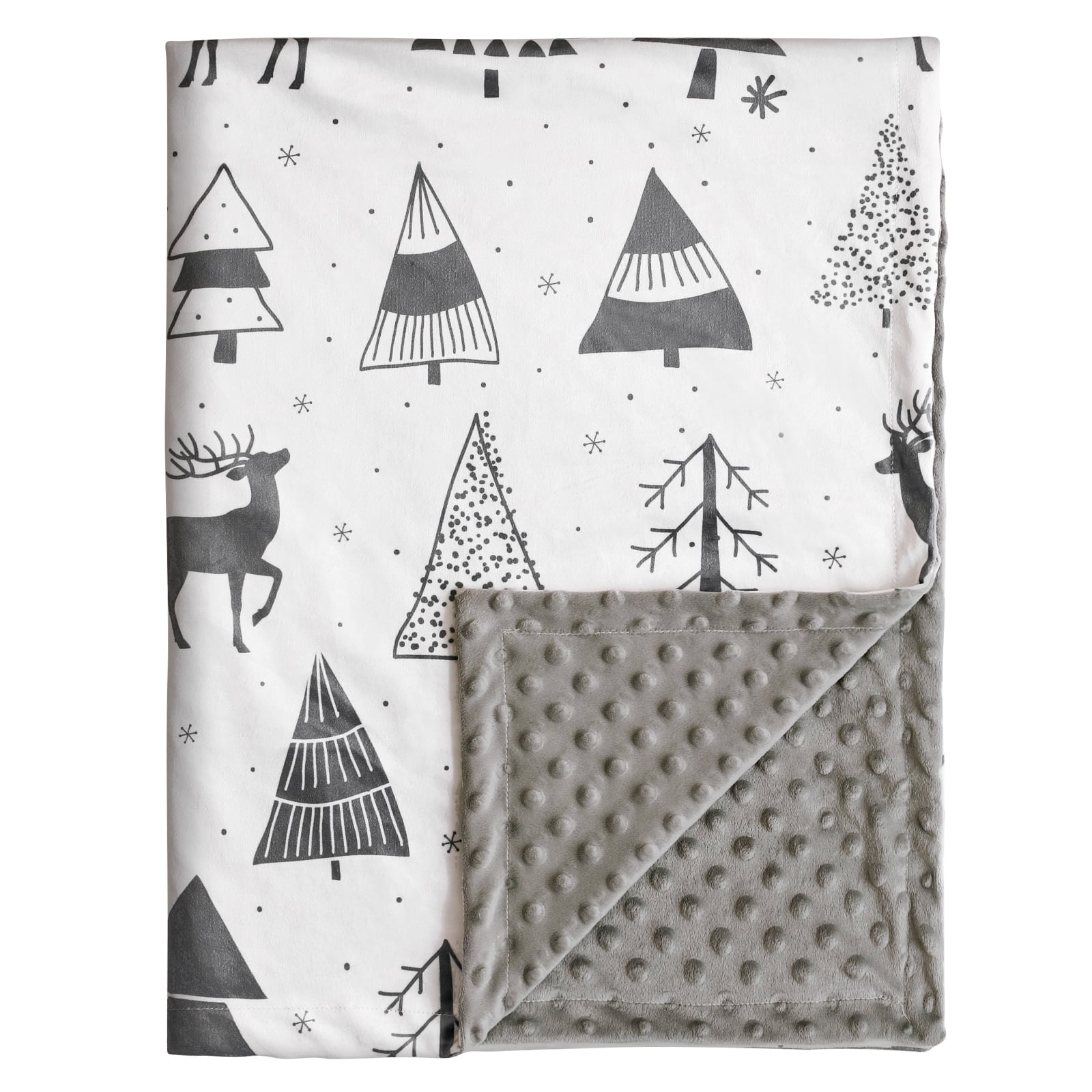 Gllquen Baby Blanket Premium Ultra Soft Minky with Double Layer Dotted