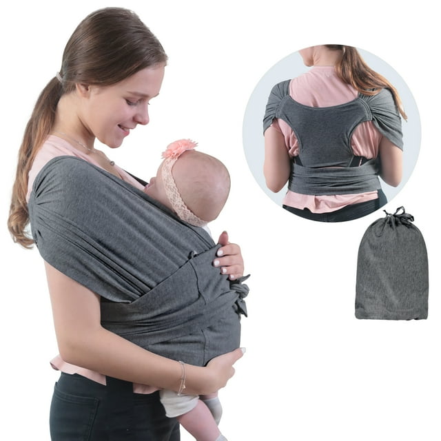 Gllquen Baby Wrap Carrier Adjustable Slings for Newborns Toddlers 35