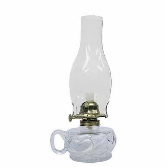 Glo Brite L392ACL Lite Hearted Glass Oil Lamp