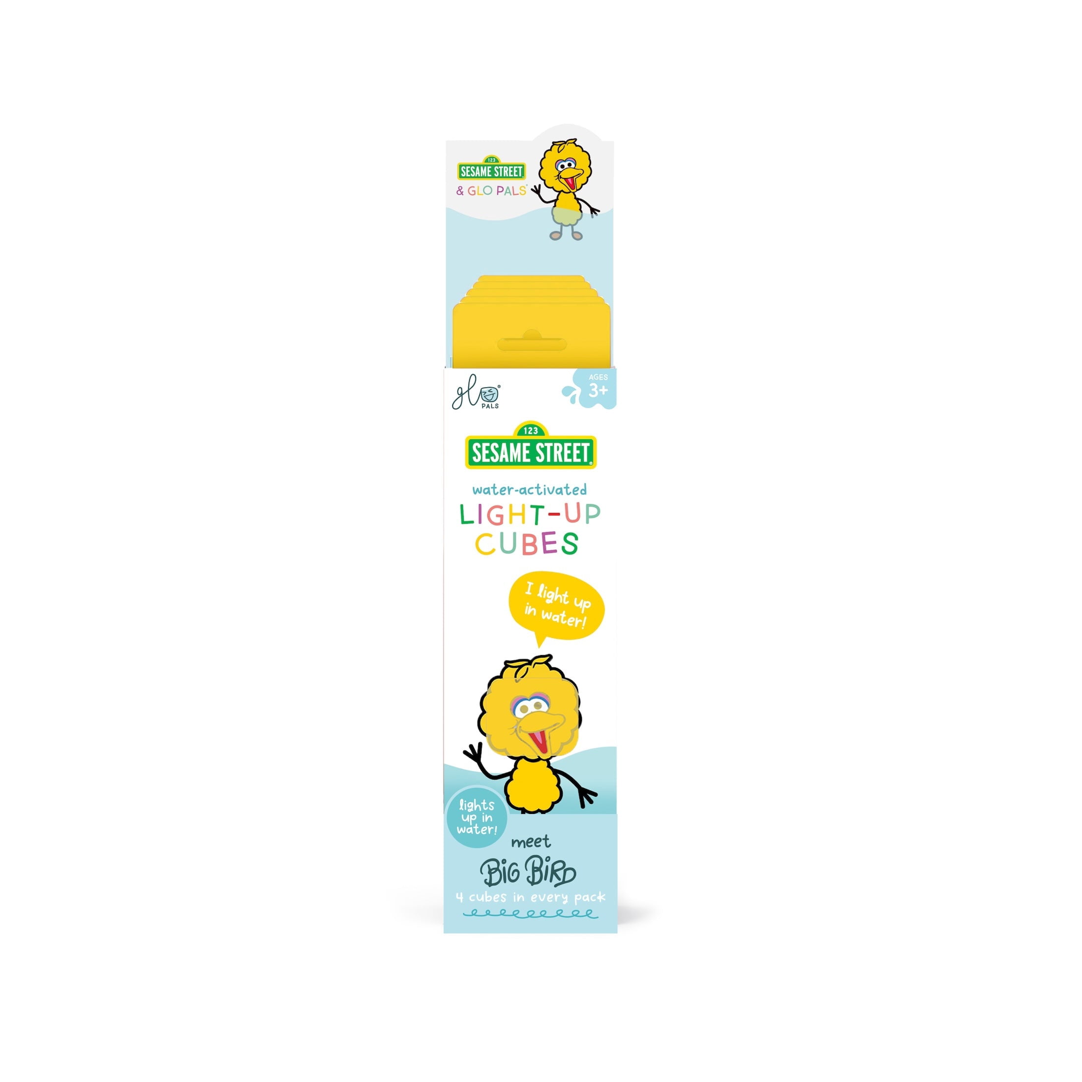 Glo Pals - Big Bird - Sesame Street water activated light up cubes