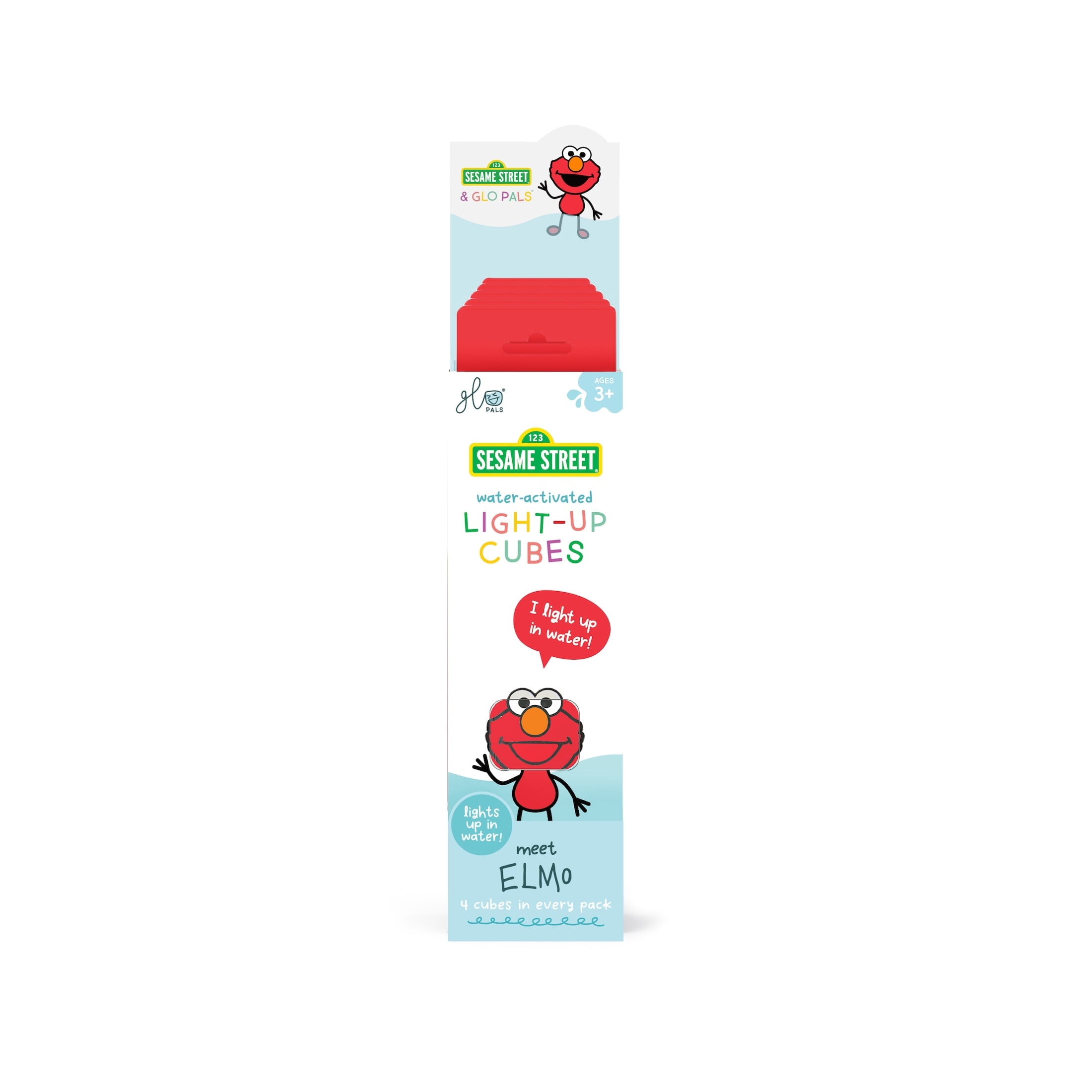Glo Pals - Elmo - Glo Pals Light-Up Cubes