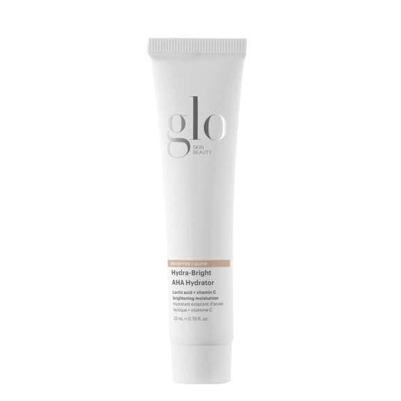 Glo Skin Beauty Hydra-Bright AHA Hydrator, Travel Size - Lightweight, Illuminating Treatment Moisturizer Targets a Brighter, Smoother Complexion (0.75 Fl Oz)