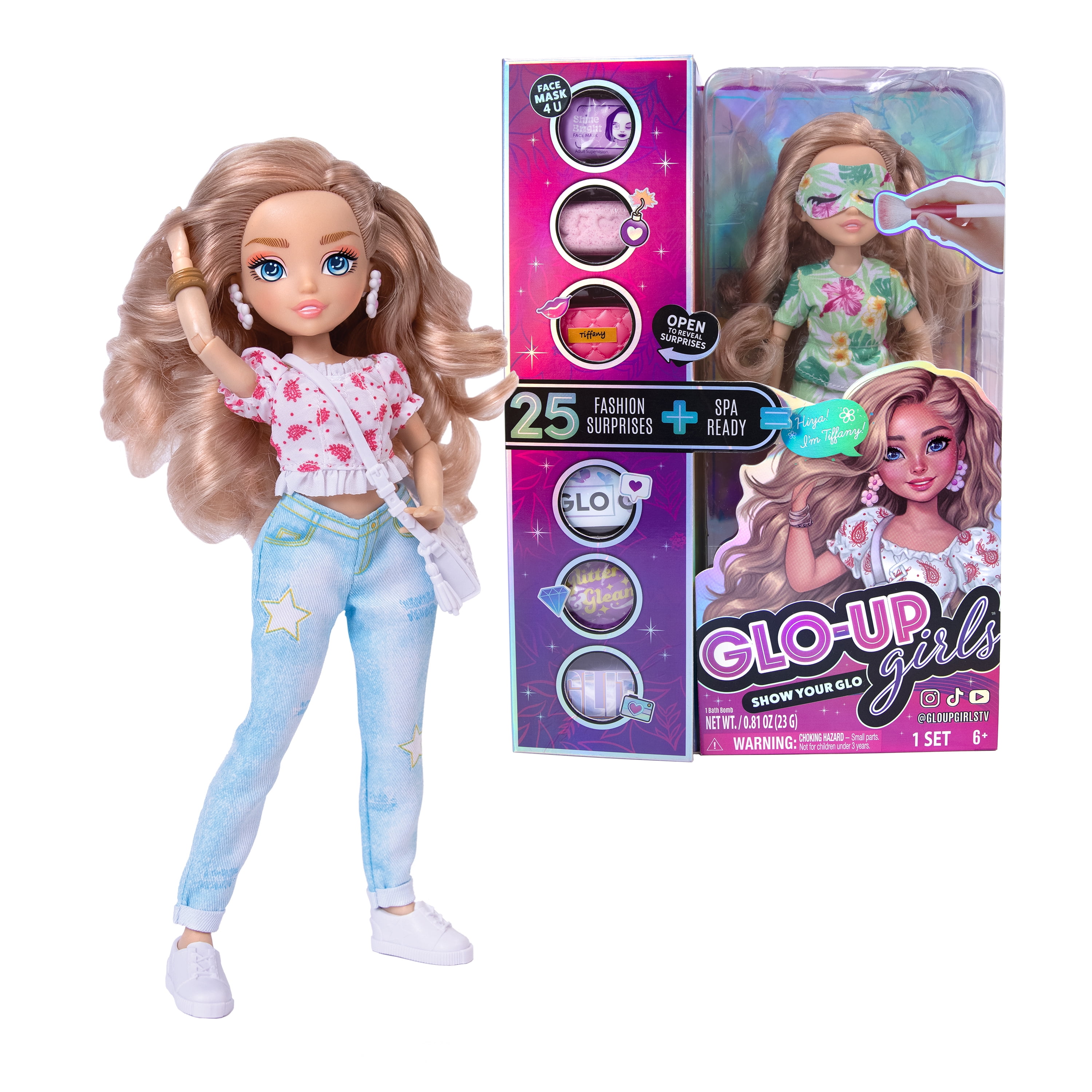 Glo Up Girls Tiffany Fashion Doll Children Ages 6 Walmart