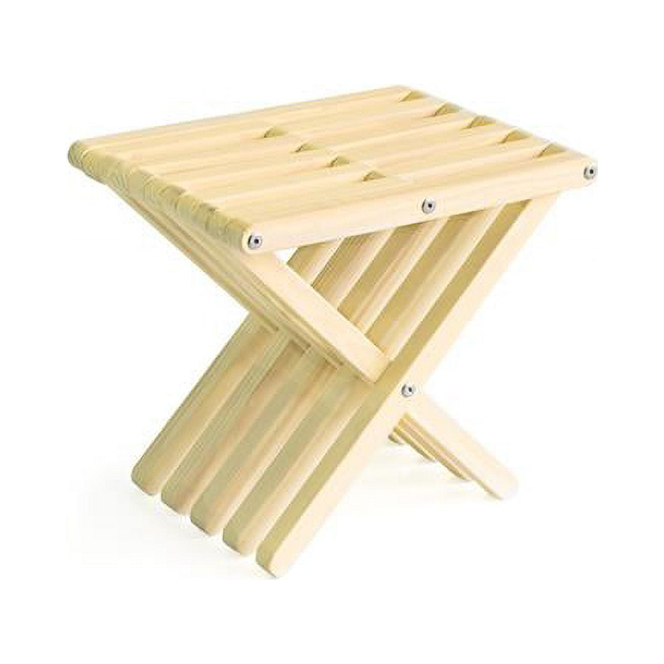 Pollen Yellow Eco-Friendly Wood Outdoor Stool