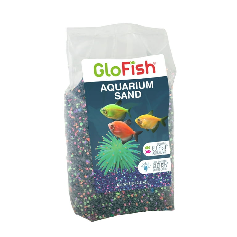GloFish White Pearlescent Accent Gravel for Aquariums 5 lbs
