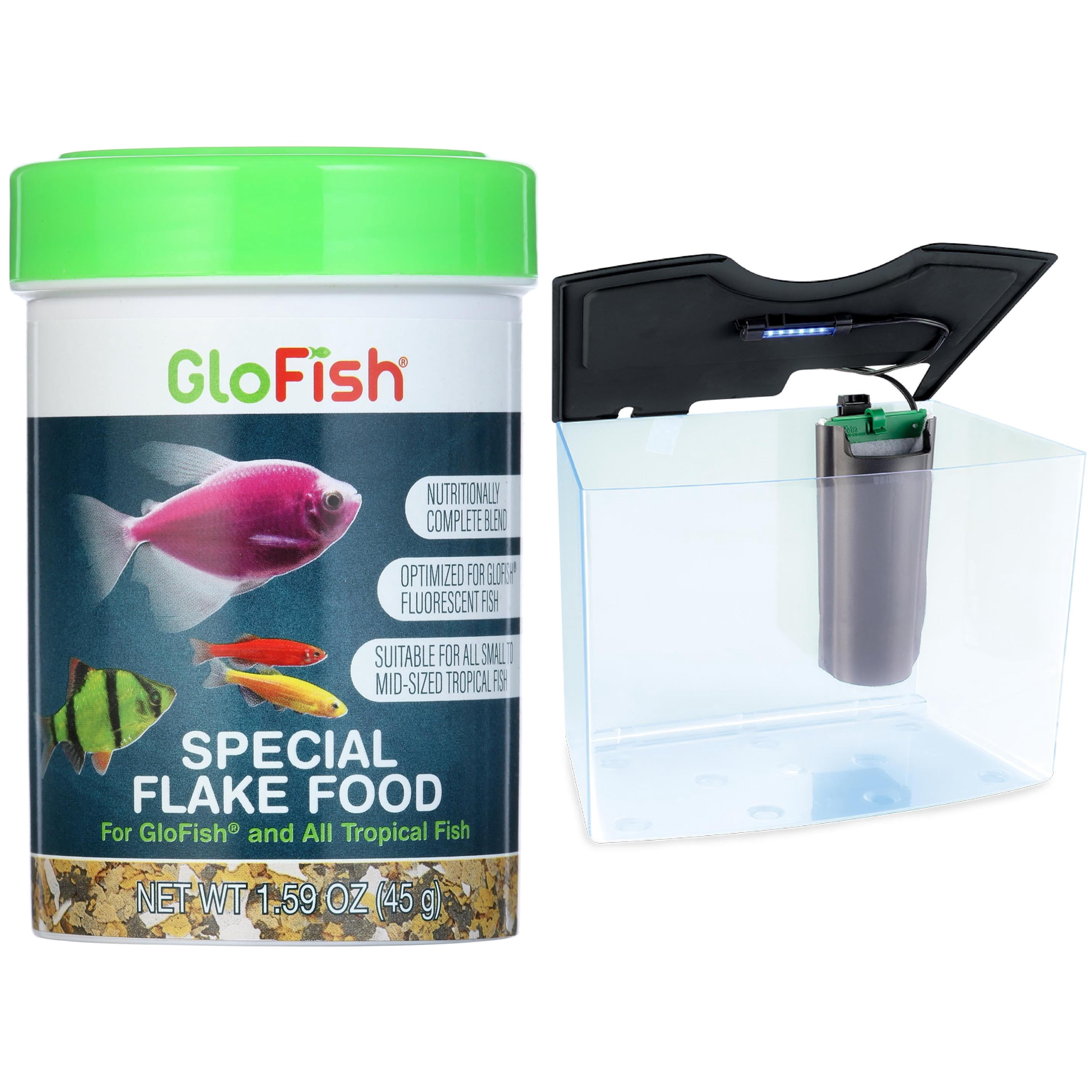 GloFish Tank With Food!