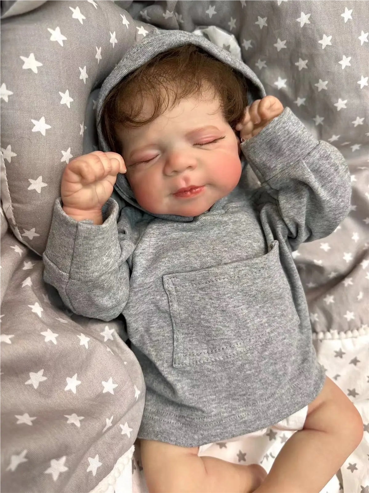 45cm realistic sleeping baby dolls life size silicone baby reborn dolls silicone newborn baby