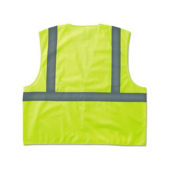 GloWear 8205HL Type R Class 2 Super Econo Mesh Safety Vest Lime, 4X-/5X-Large