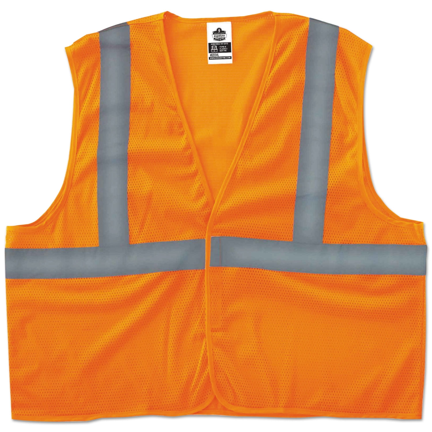 GloWear 8205HL Type R Class 2 Super Econo Mesh Vest, Large to X-Large, Orange GloWear 8205HL Type R Class 2 Super Econo Mesh Vest, Large to X-Large, Orange