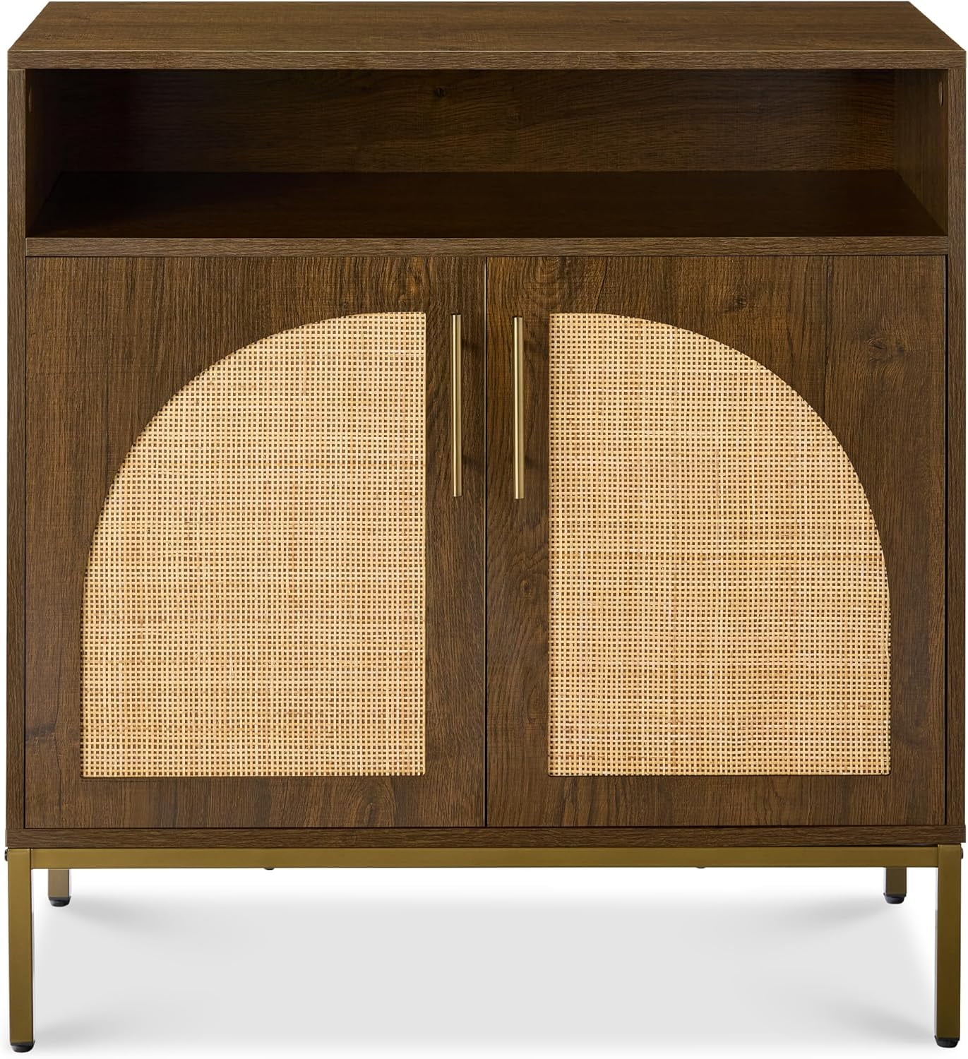 Gloaa Rattan Sideboard Buffet Cabinet, Entryway Table, Accent Storage ...